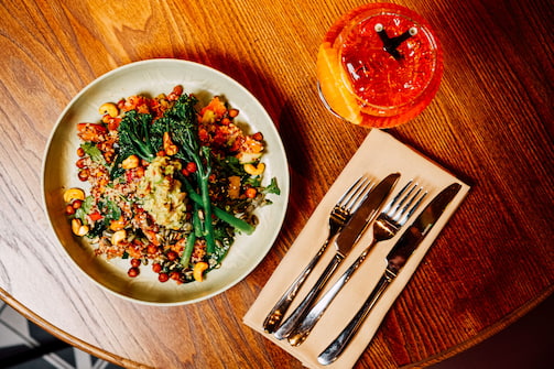 Summer set menu dish at The Peacock at Owler Bar