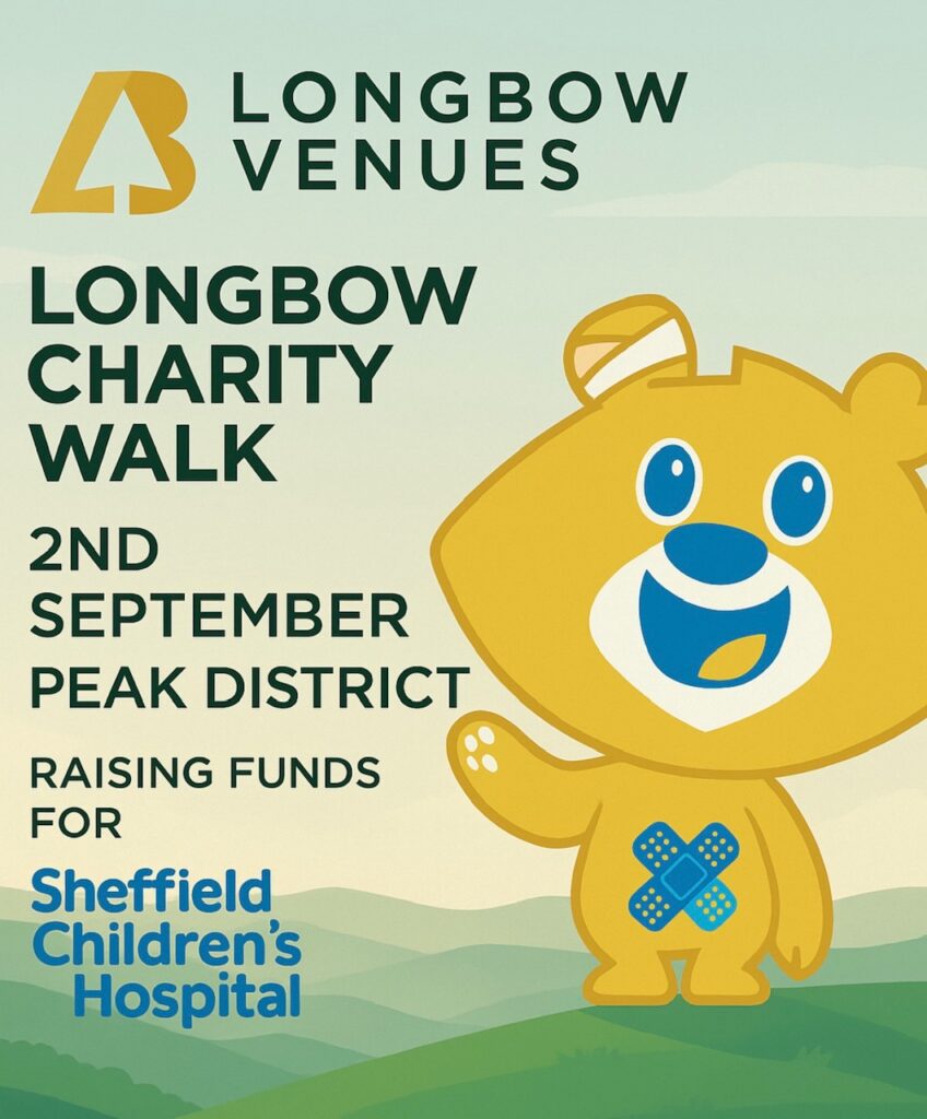 Longbow Venues - September Charity Walk graphic