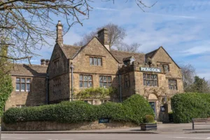 The front of The Peacock at Rowsley building